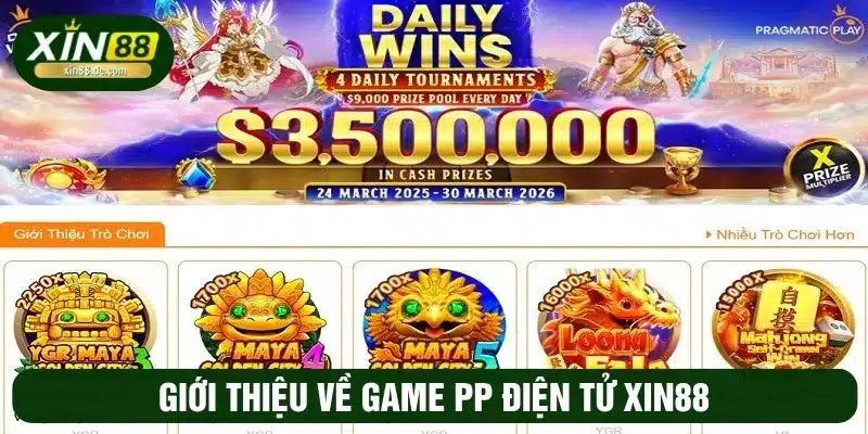 Giới thiệu game PP điện tử tại XIN88