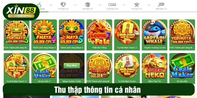 Thu thập thông tin cá nhân 