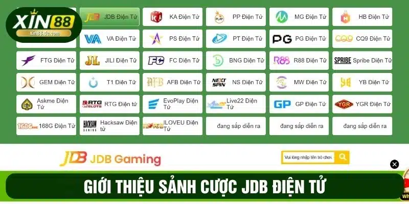 Giới thiệu sơ lược về sân chơi JDB điện tử