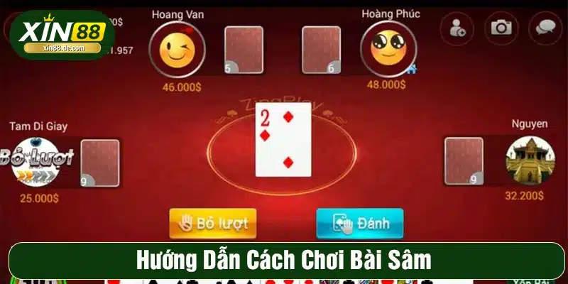 Luật chơi bài sâm XIN88 chi tiết