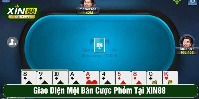 Phỏm XIN88 mang đến trải nghiệm chân thực với giao diện tối ưu