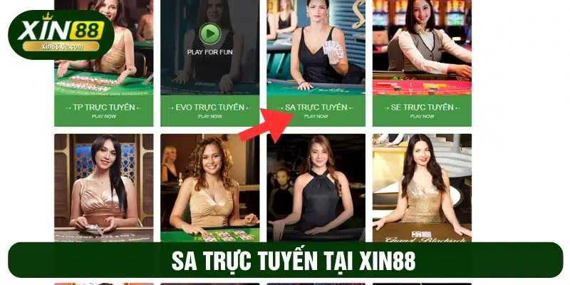 Sảnh cược SA trực tuyến tại XIN88