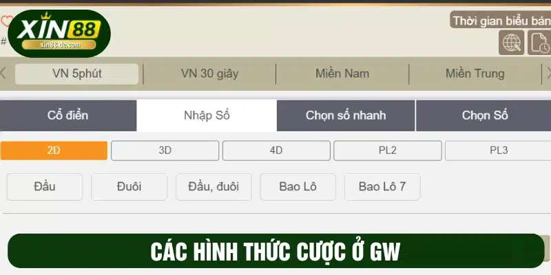 Khám phá những trò chơi nổi bật được GW cung cấp 