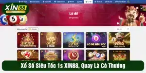 Xổ số siêu tốc 1s XIN88, quay là có kết quả, trúng nhanh như chớp
