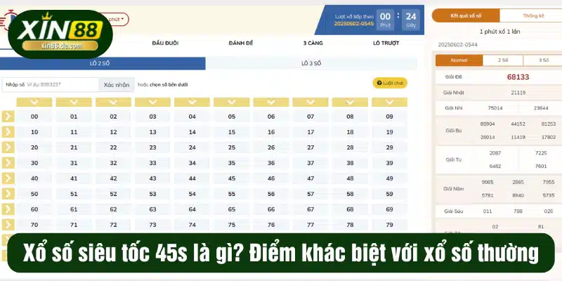 Xổ số siêu tốc 45s là gì