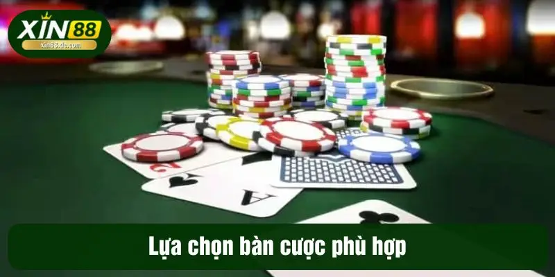 Lựa chọn bàn cược phù hợp