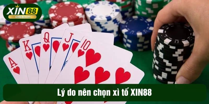 Lý do nên chọn xì tố XIN88