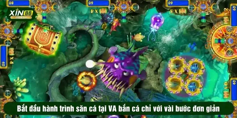 Bắt đầu hành trình săn cá tại VA bắn cá chỉ với vài bước đơn giản