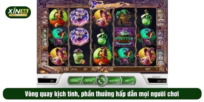 Vòng quay kịch tính, phần thưởng hấp dẫn mọi người chơi