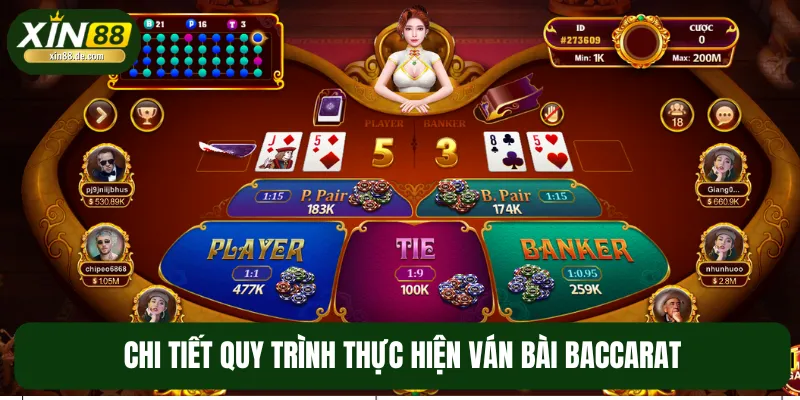 Chi tiết hướng dẫn cách chơi Baccarat theo trình tự các bước