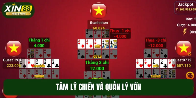 Tâm lý cũng như cách quản lý vốn trong game Mậu Binh